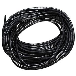 Spiral Tube Flexible Wrap PC Cinema Cable Wire ⌀8 12m