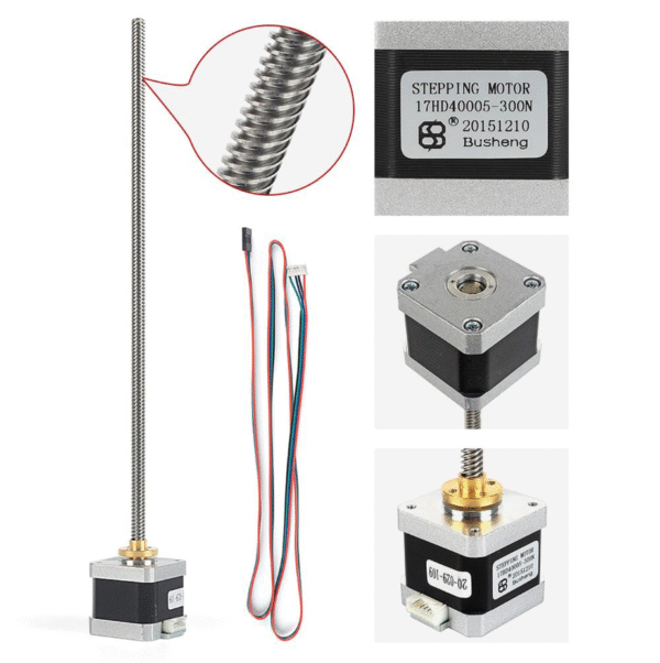 42 Stepper Motor with 300 Lead Screw and motor cable