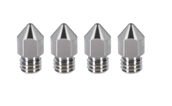 MK8 Pointed Titanium Alloy Nozzle –M6 Thread ,1.75/0.4mm