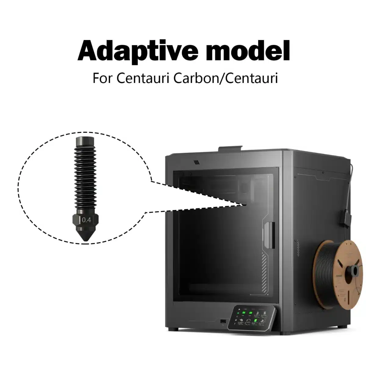 Elegoo Centauri Carbon Hardened Steel 0.4mm Nozzle