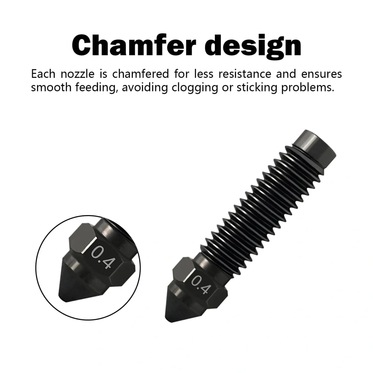 Elegoo Centauri Carbon Hardened Steel 0.4mm Nozzle