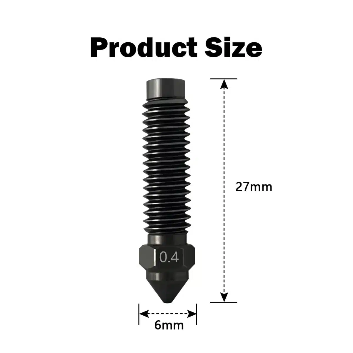Elegoo Centauri Carbon Hardened Steel 0.4mm Nozzle