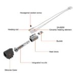 Anycubic Kobra3 max Hot end heating component