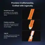 Integrated detachable nozzle For Creality K2/Hi (1.75/0.4mm)