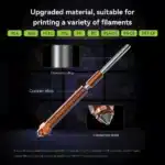 Integrated detachable nozzle For Creality K2/Hi (1.75/0.4mm)