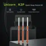 Integrated detachable nozzle For Creality K2/Hi (1.75/0.4mm)